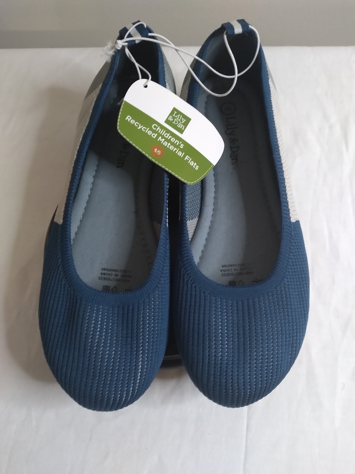 Lily and Dan Navy Blue Flats
