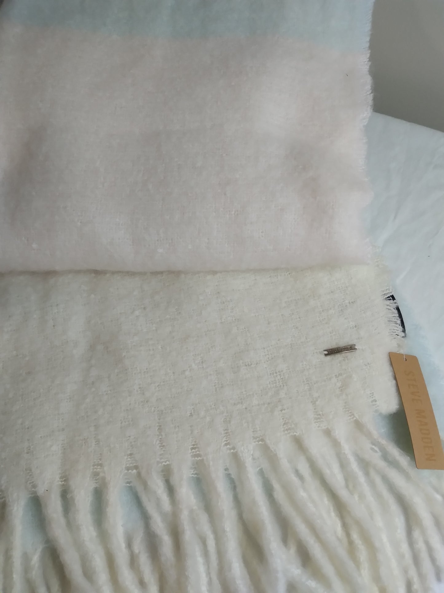 Steve Madden Women's Fringed Blanket Shawl