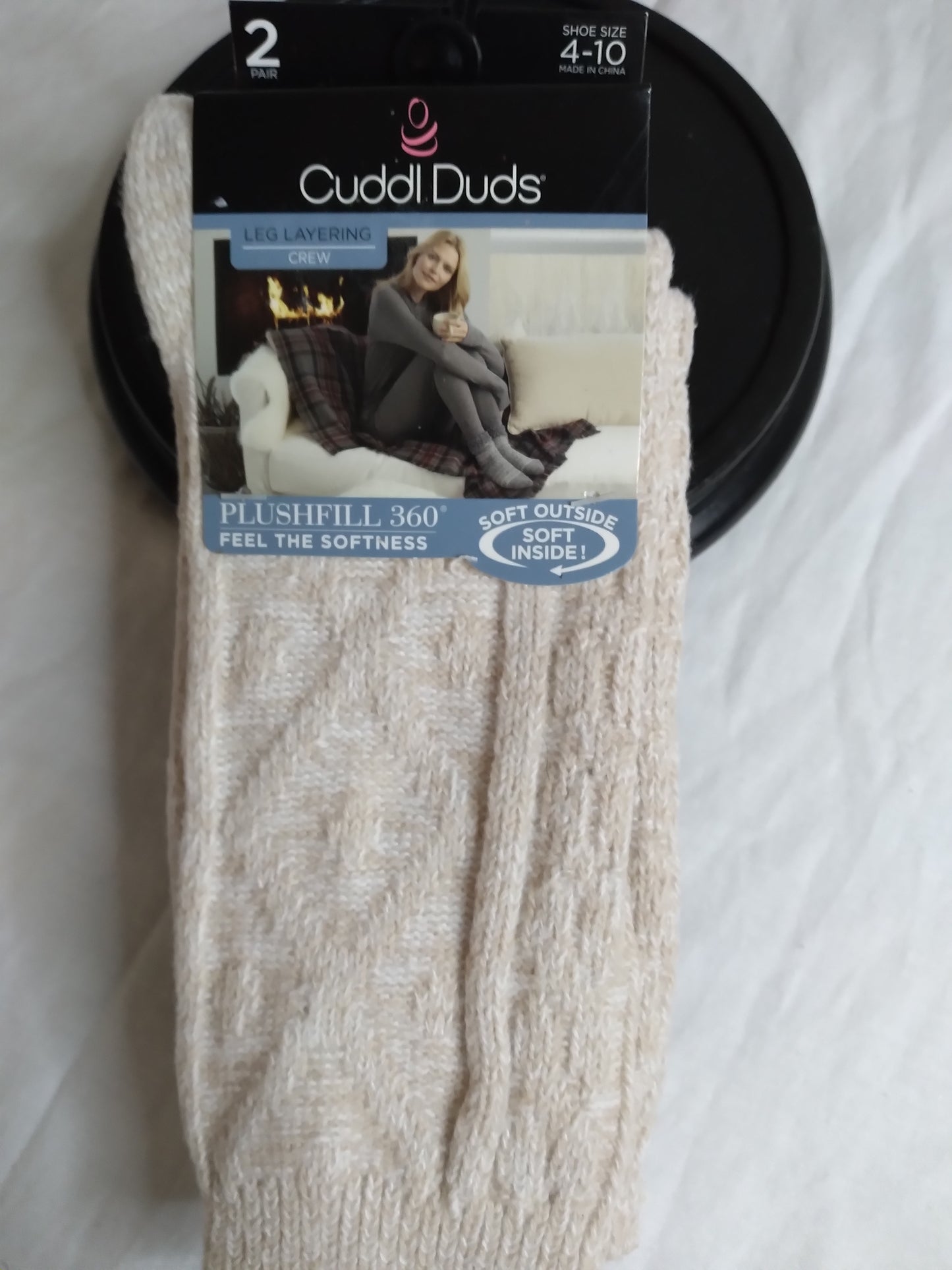 Cudd Duds 2 pack socks