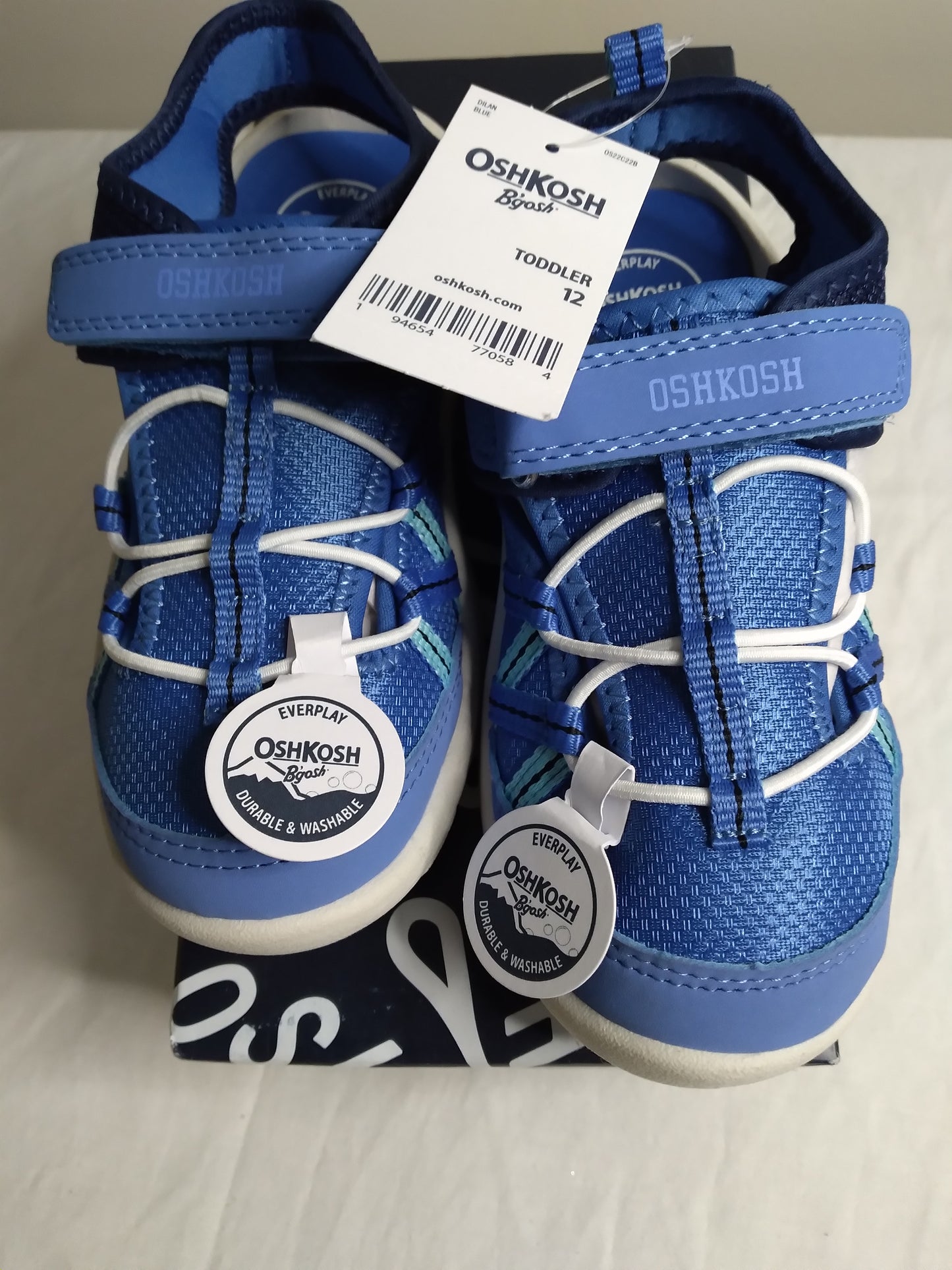 Oshkosh Light Blue washable shoe