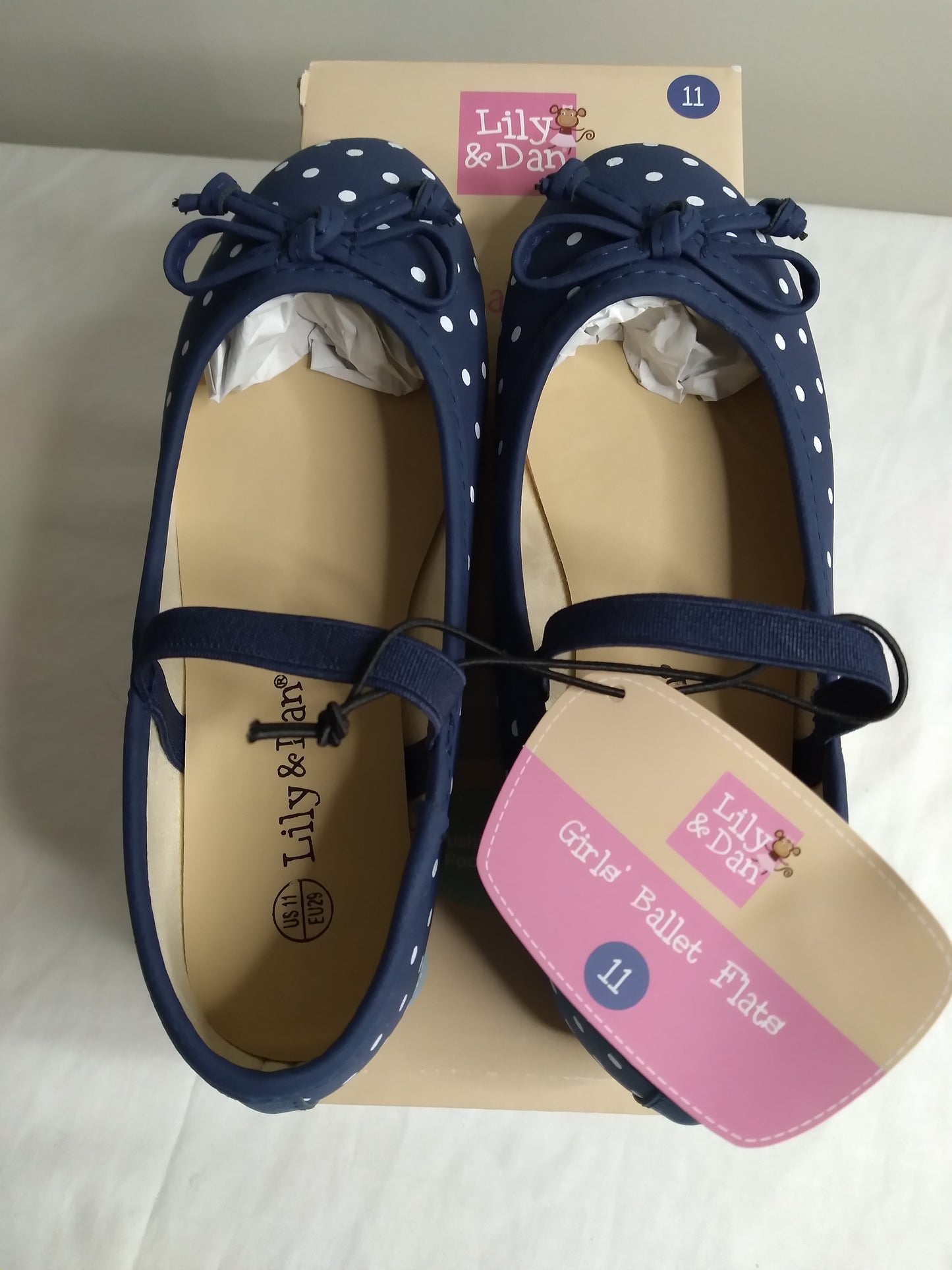 Lily and Dan Girls Ballet Flat
