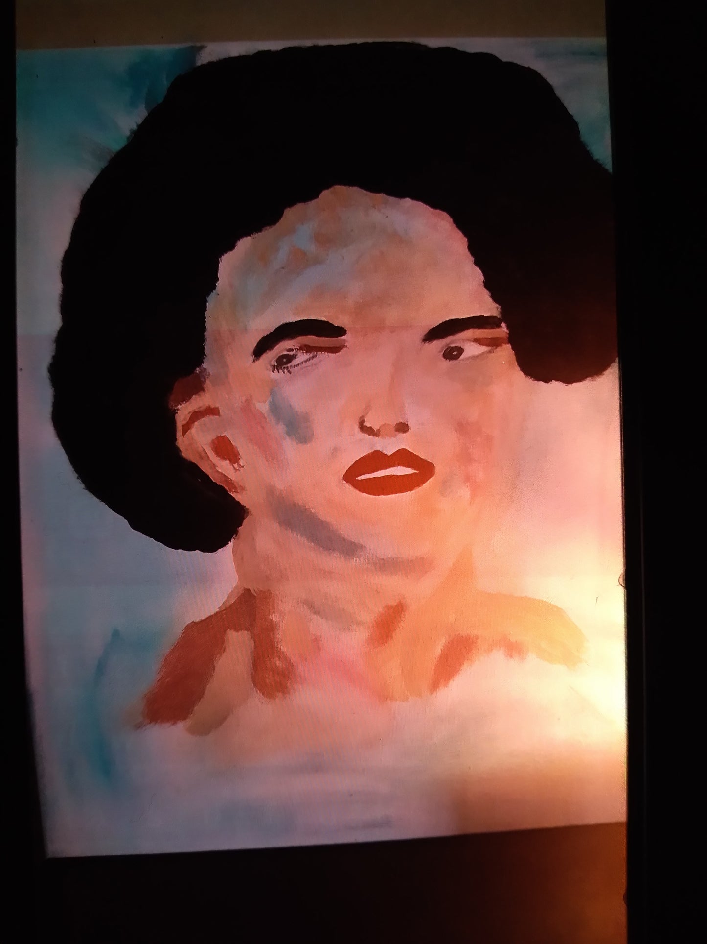 My inspired painting for print