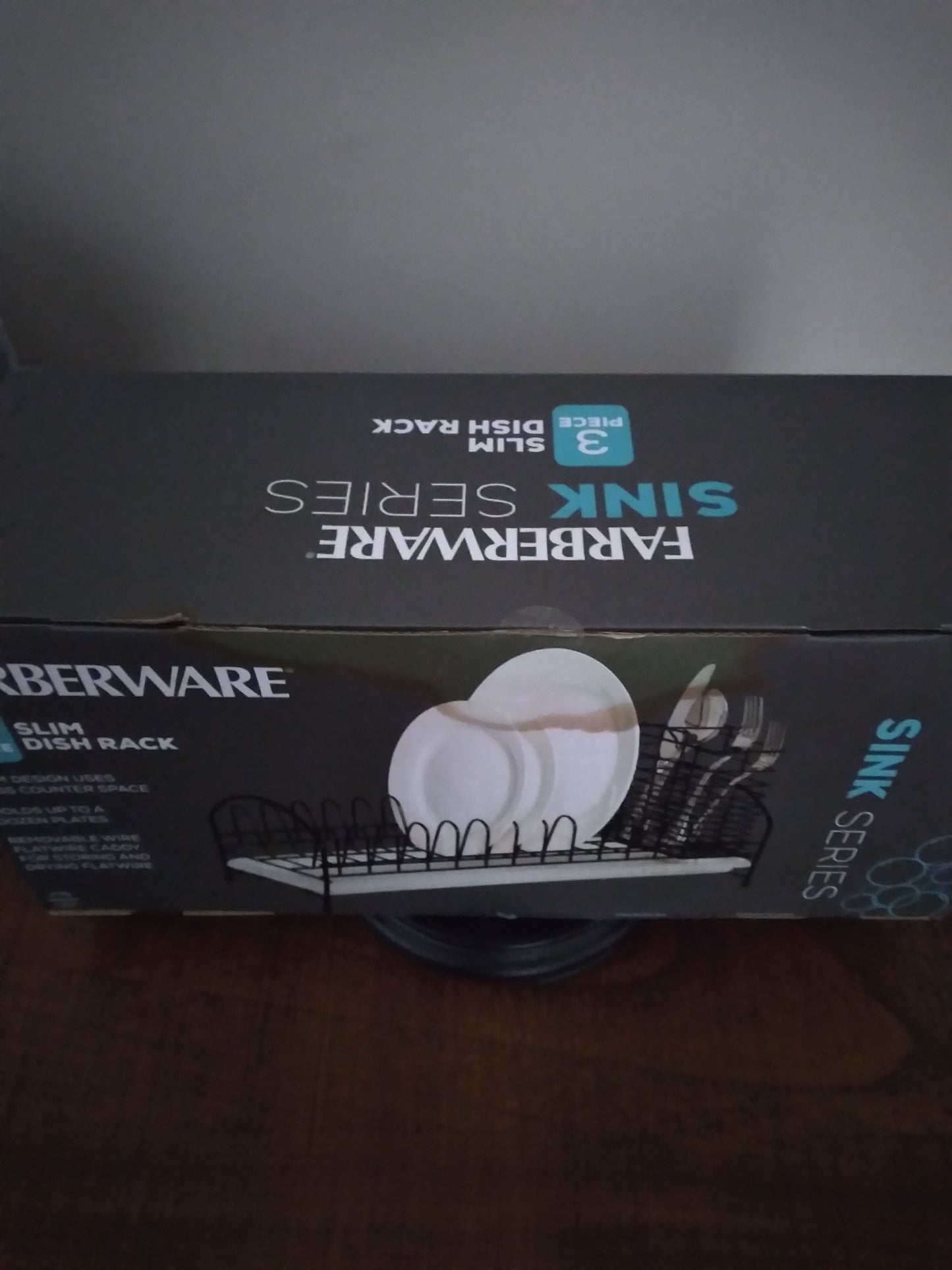 FABERWARE 3 PIECE SLIM DISH RACK