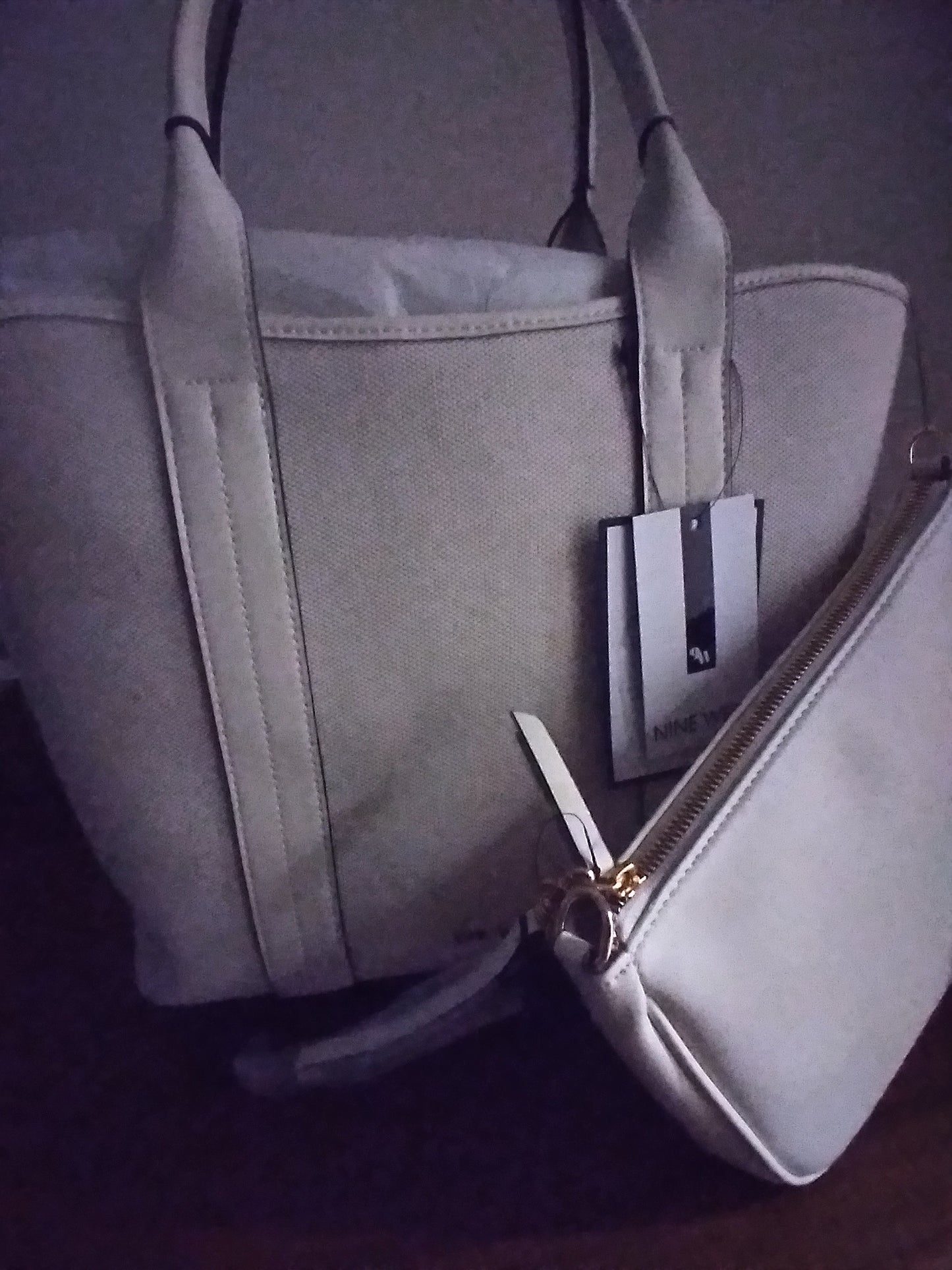 NINE WEST CARRY BAG WITH CROSSBODY PURSE