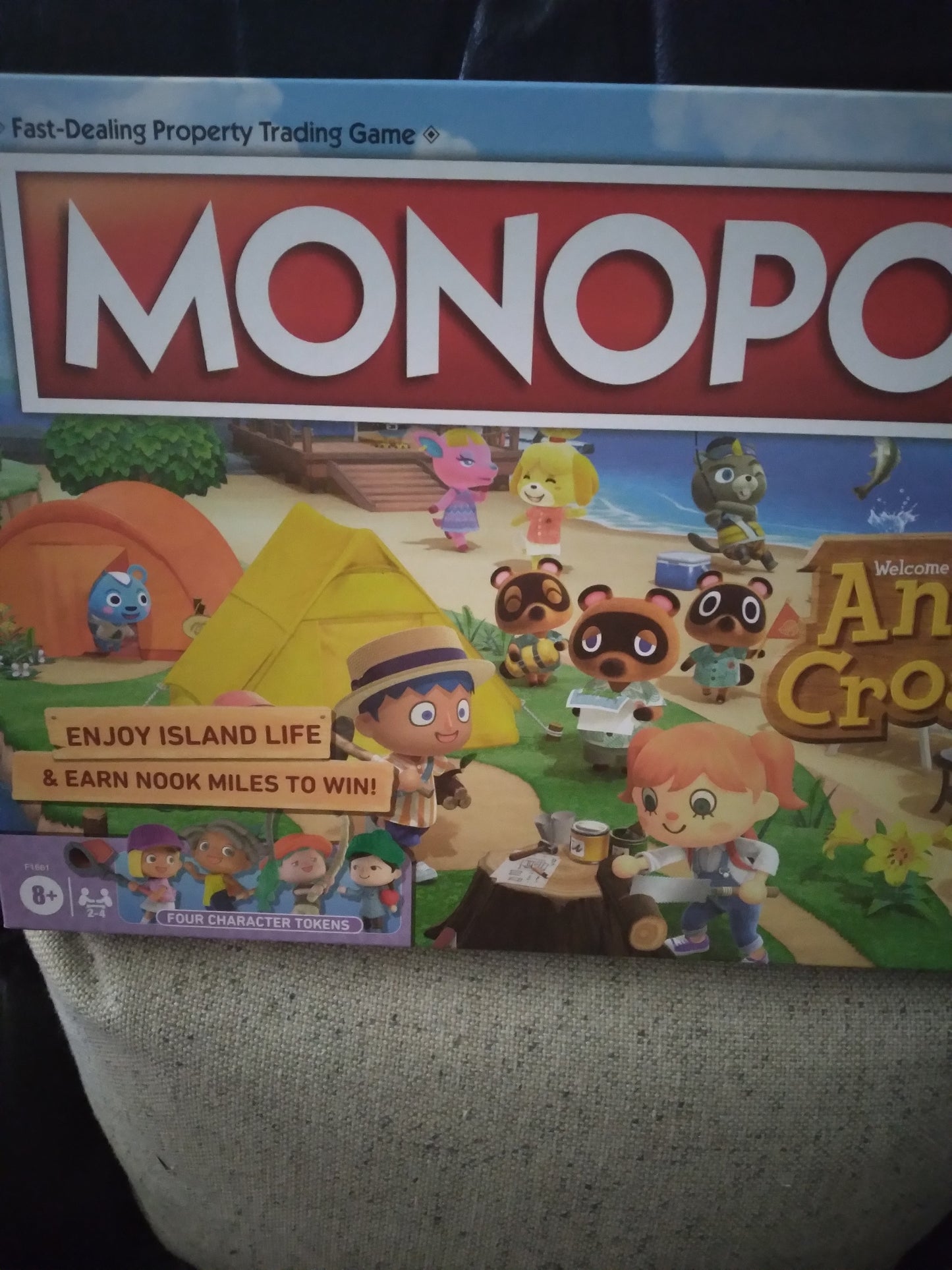 ANIMAL CROSSING MONOPOLY BOARD GAME NEW HORIZONS ADDITION HASBRO GAMING