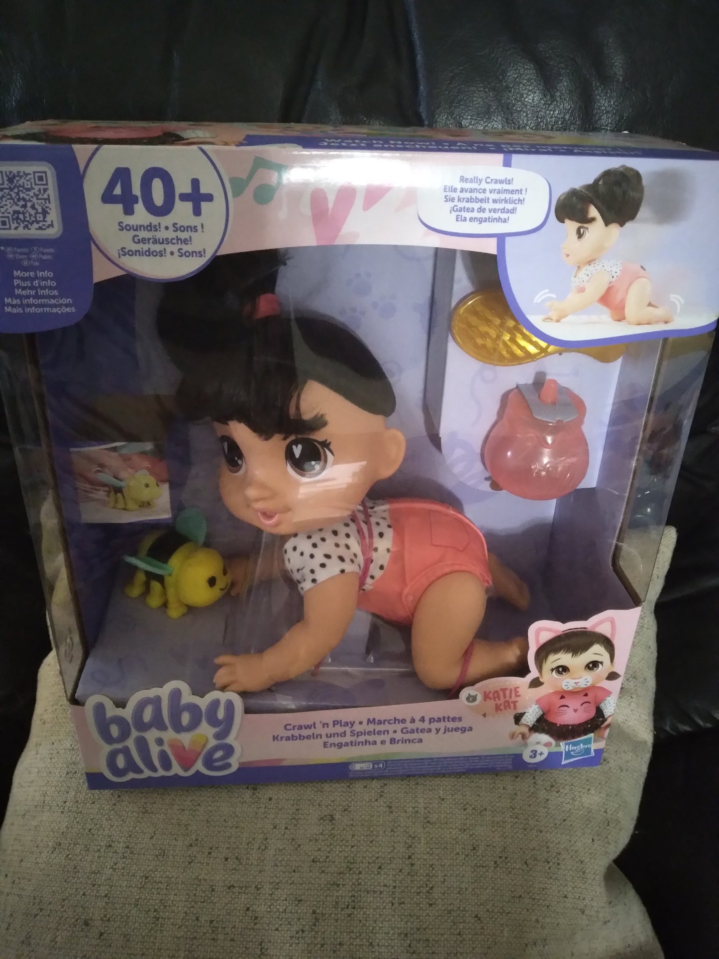 BABY ALIVE CRAWL'N PLAY KATIE KAT