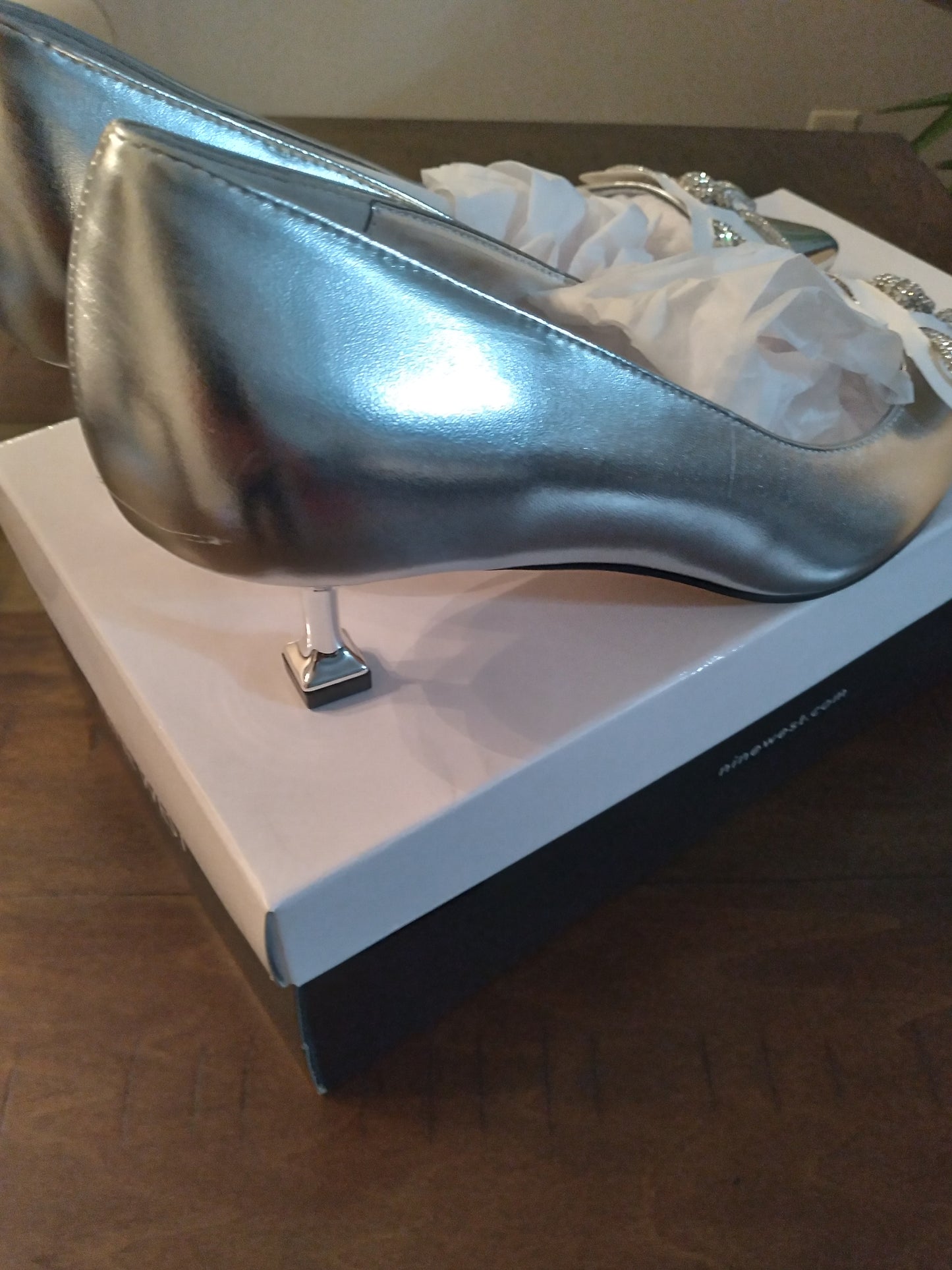 Nine West Silver dress shoes