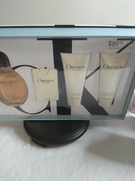 Calvin  Klein  Obsession Eau De Parfum Spray 4 piece set