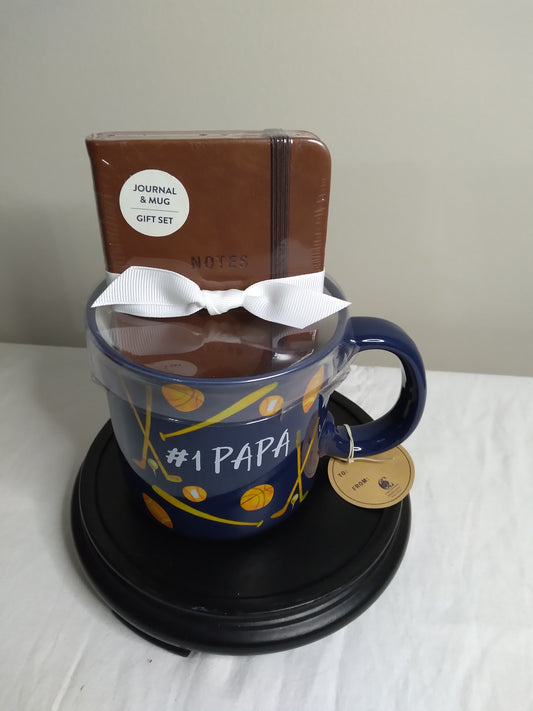 #1 papa Mug and Journal