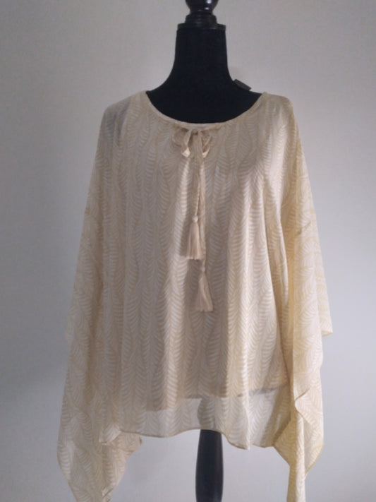 Shell tunic blouse