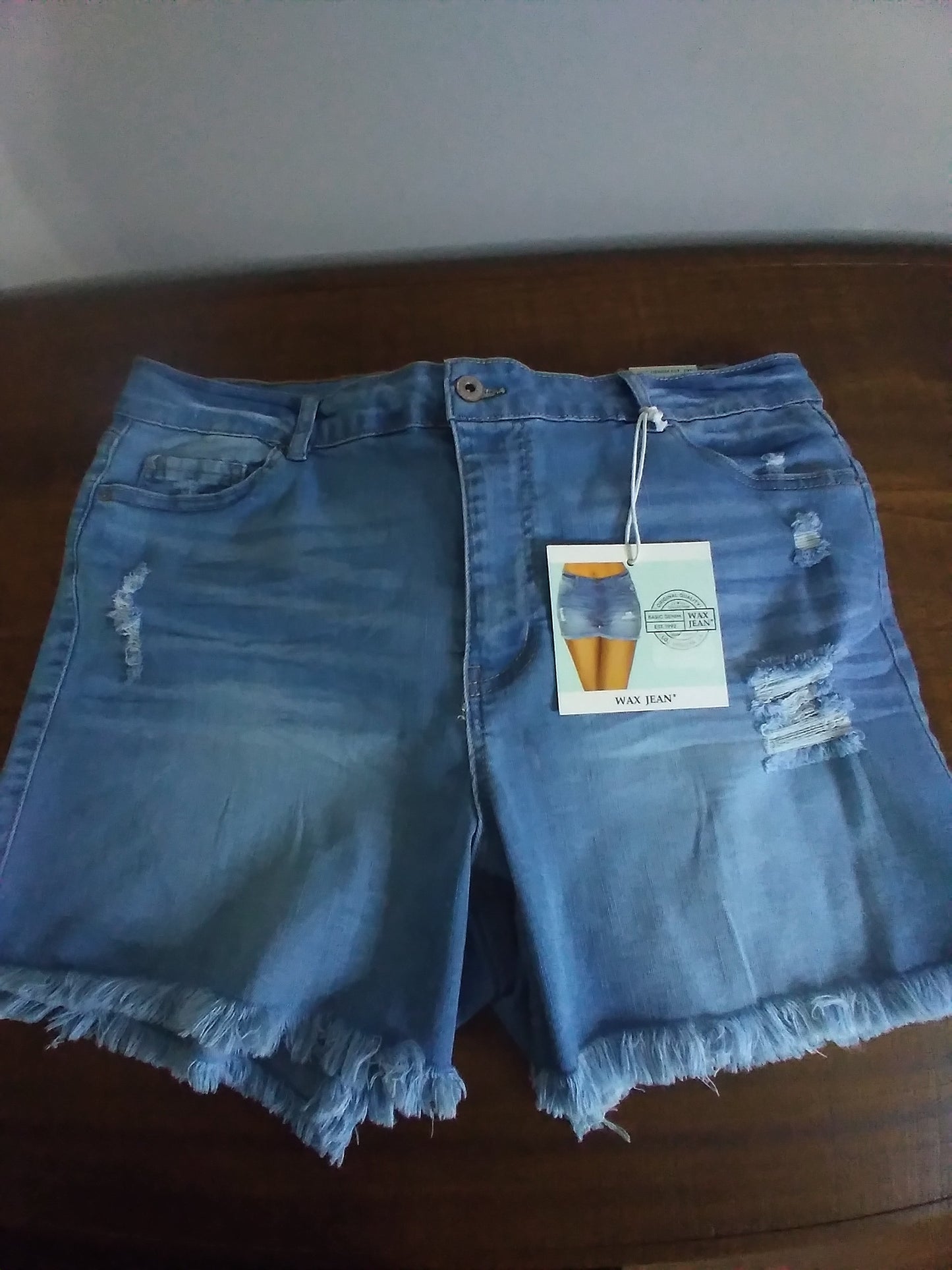 Wax Jean Short