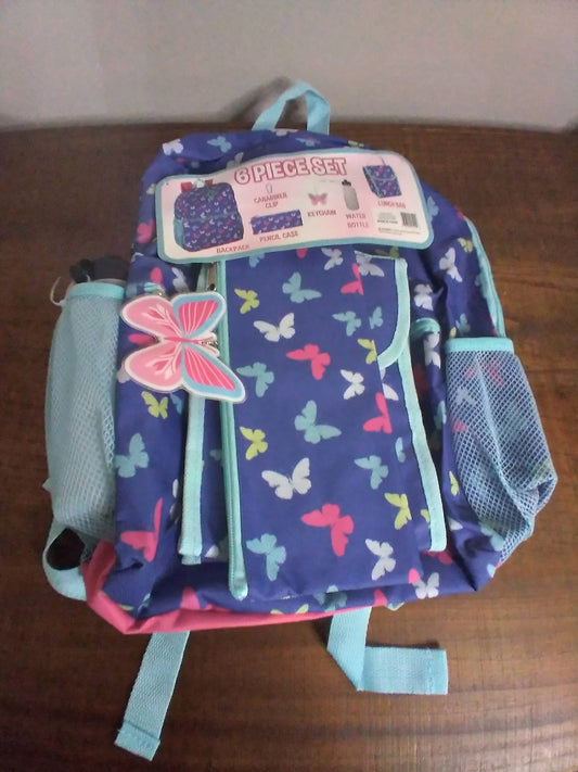 Butterfly Backpack/ with water bottle