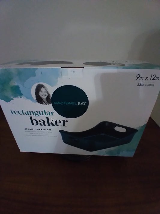 RACHAEL  RAY RECTANGLE BAKER CERAMIC BAKEWARE