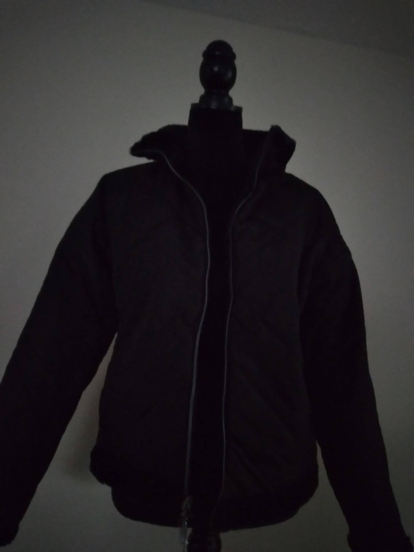 TEEZHER BLACK REVERSIBLE JACKET