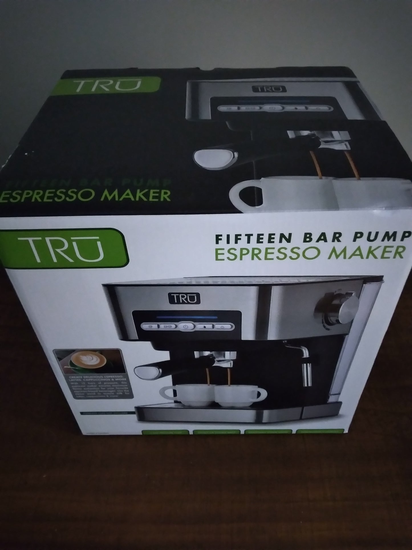 TRU 15 BAR ESPRESSO MACHINE