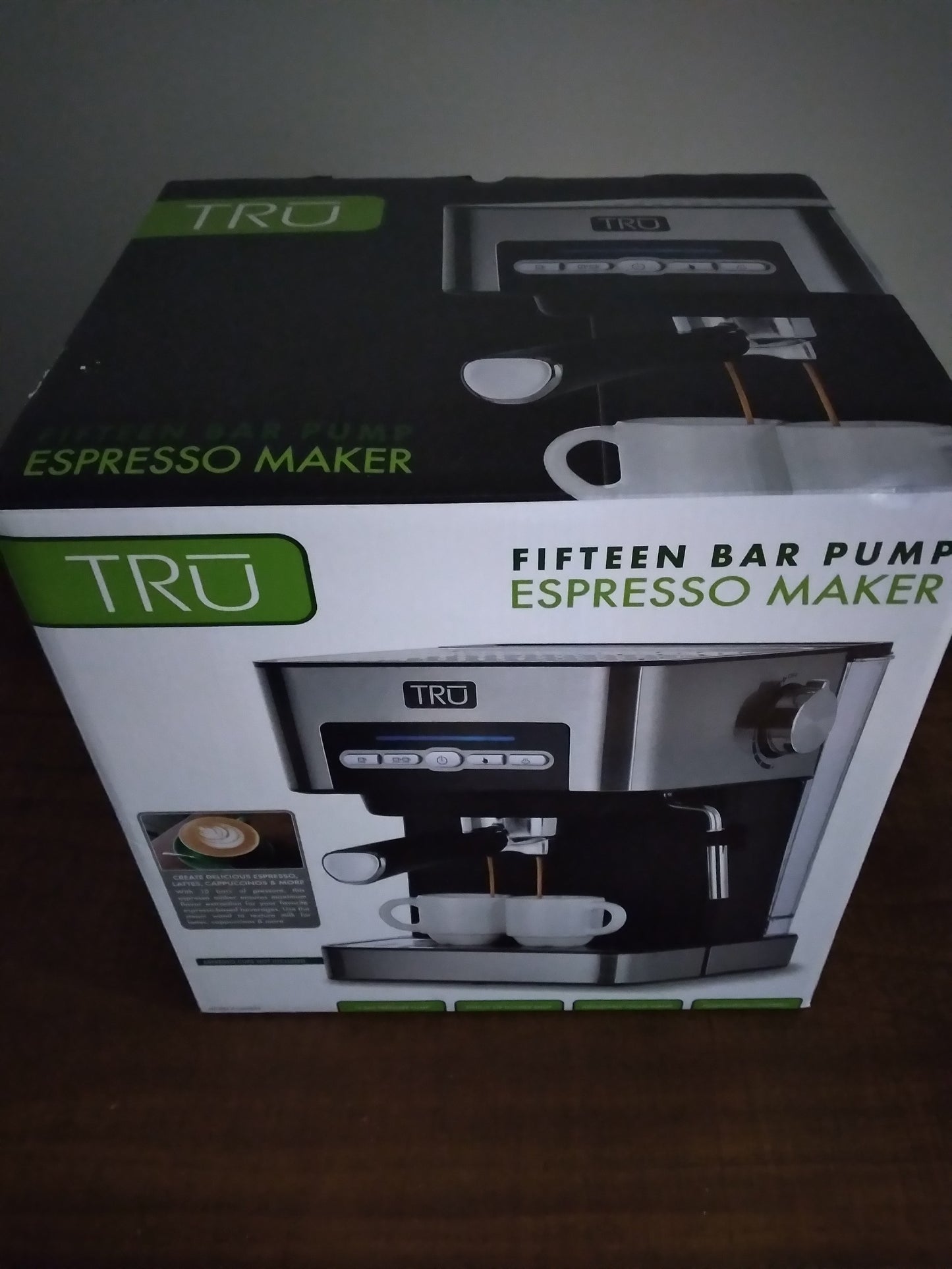 TRU 15 BAR ESPRESSO MACHINE