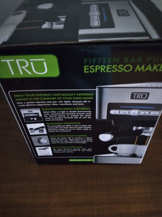 TRU 15 BAR ESPRESSO MACHINE