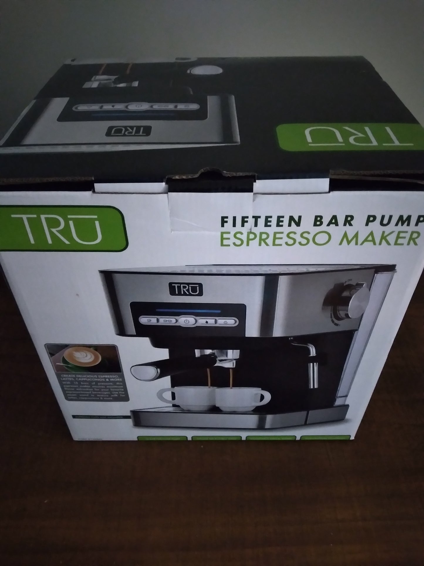 TRU 15 BAR ESPRESSO MACHINE