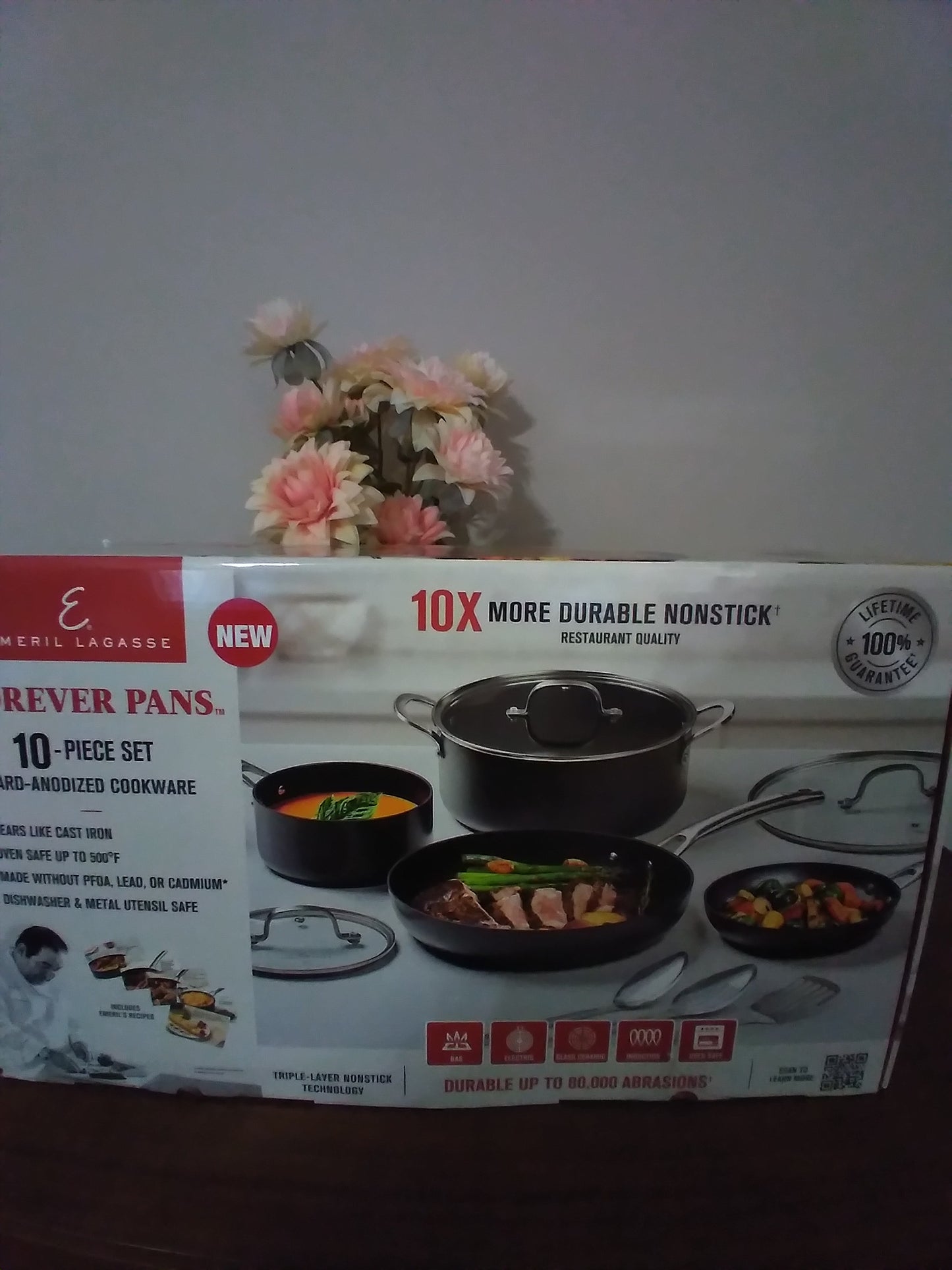 New Emeril Lagasse Forever  Pans 10 Piece Cookware Set