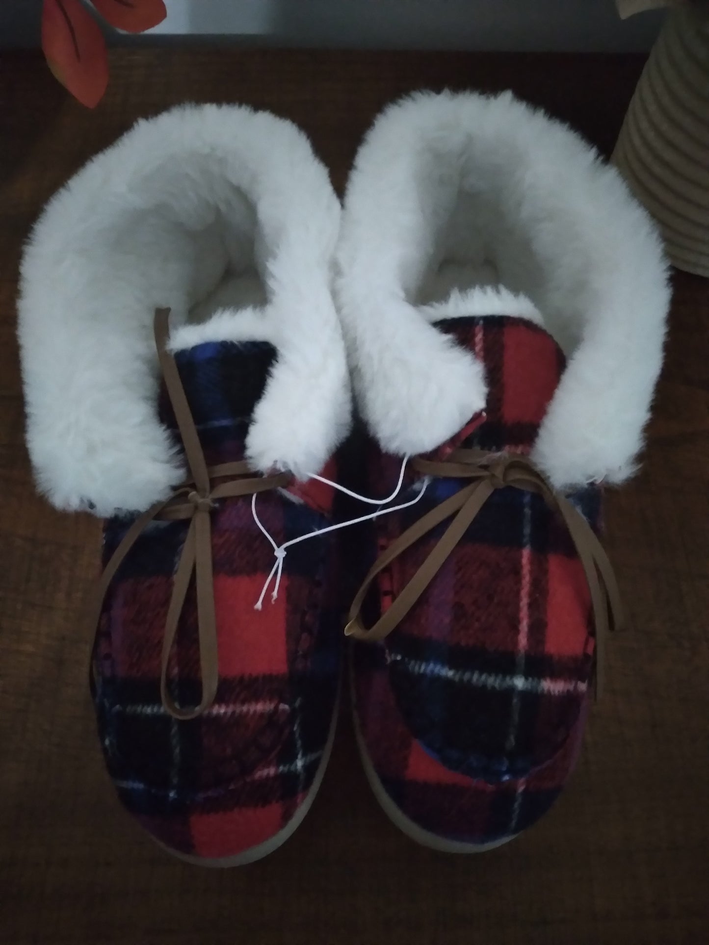 Plaid House Slippers