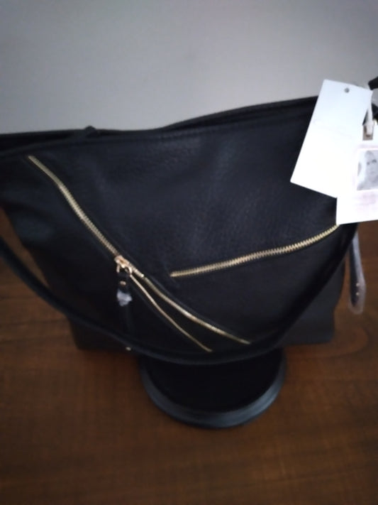 Black Shoulder Bag/ Jessica  Simpsons signature handbag