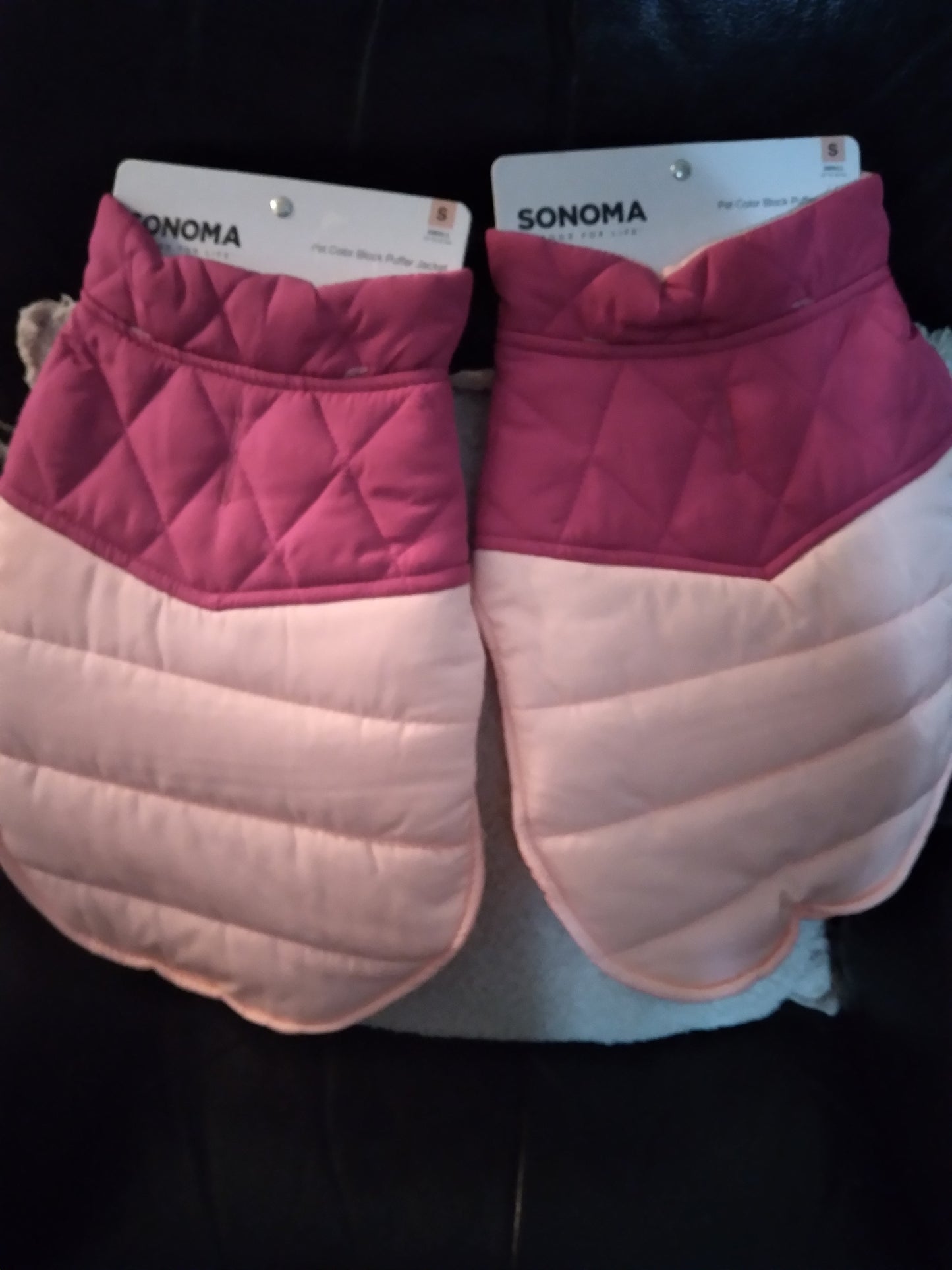 Pet Color Block Puffer Jacket