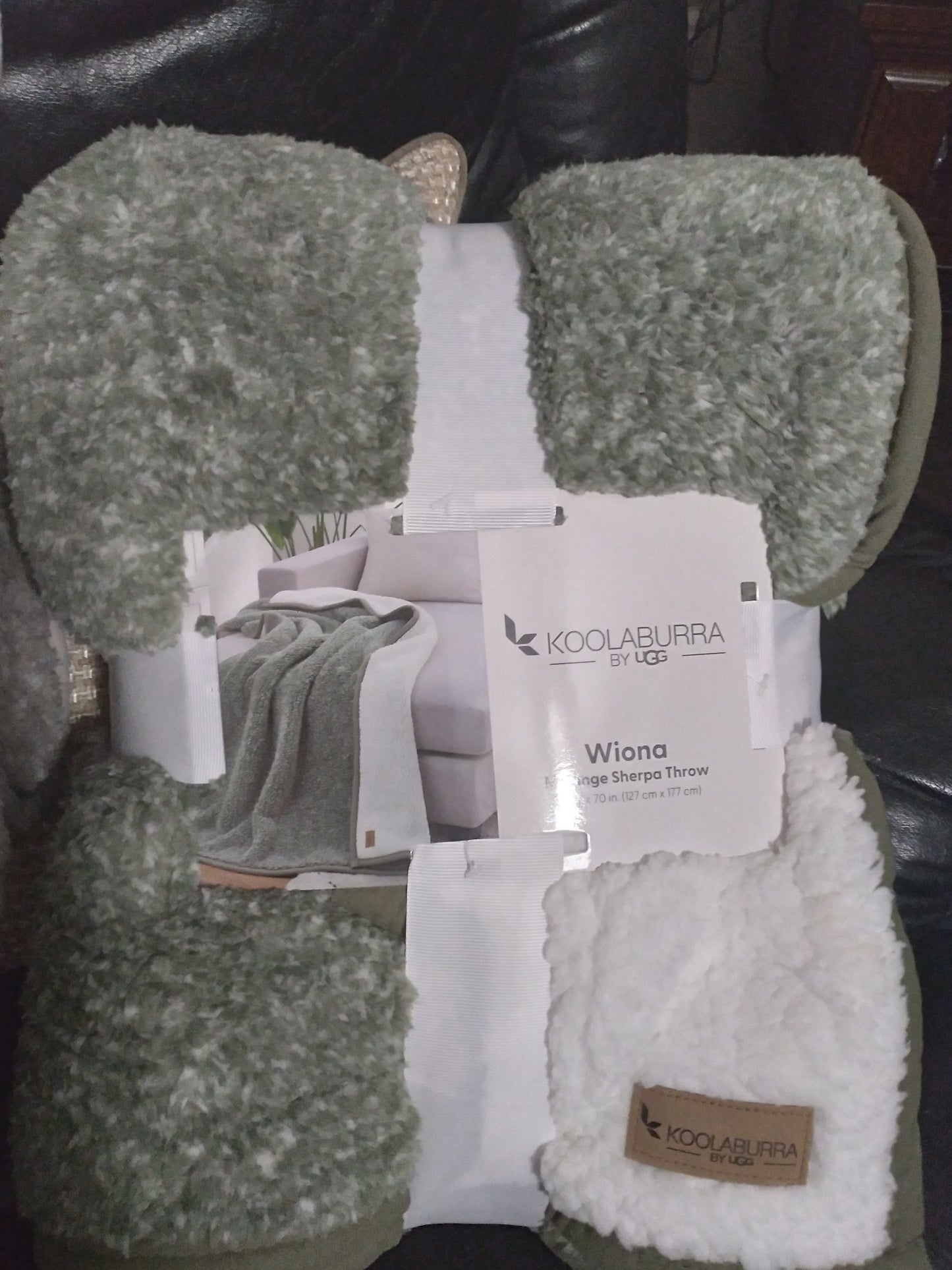 KOOLABURRA  BY UGGS Wiona Me`Lange Sherpa Throw
