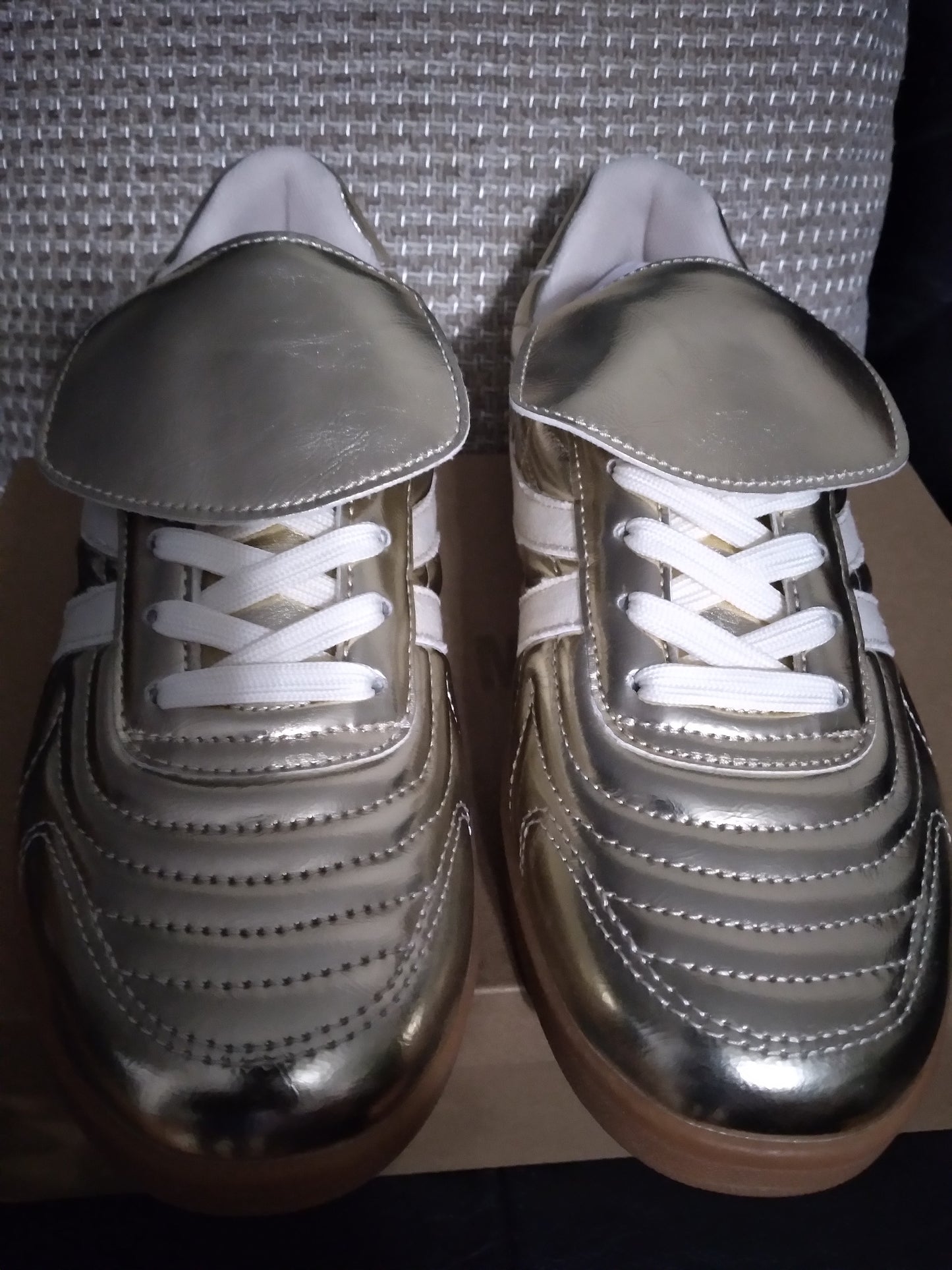 Steve Madden Gold Sneaker