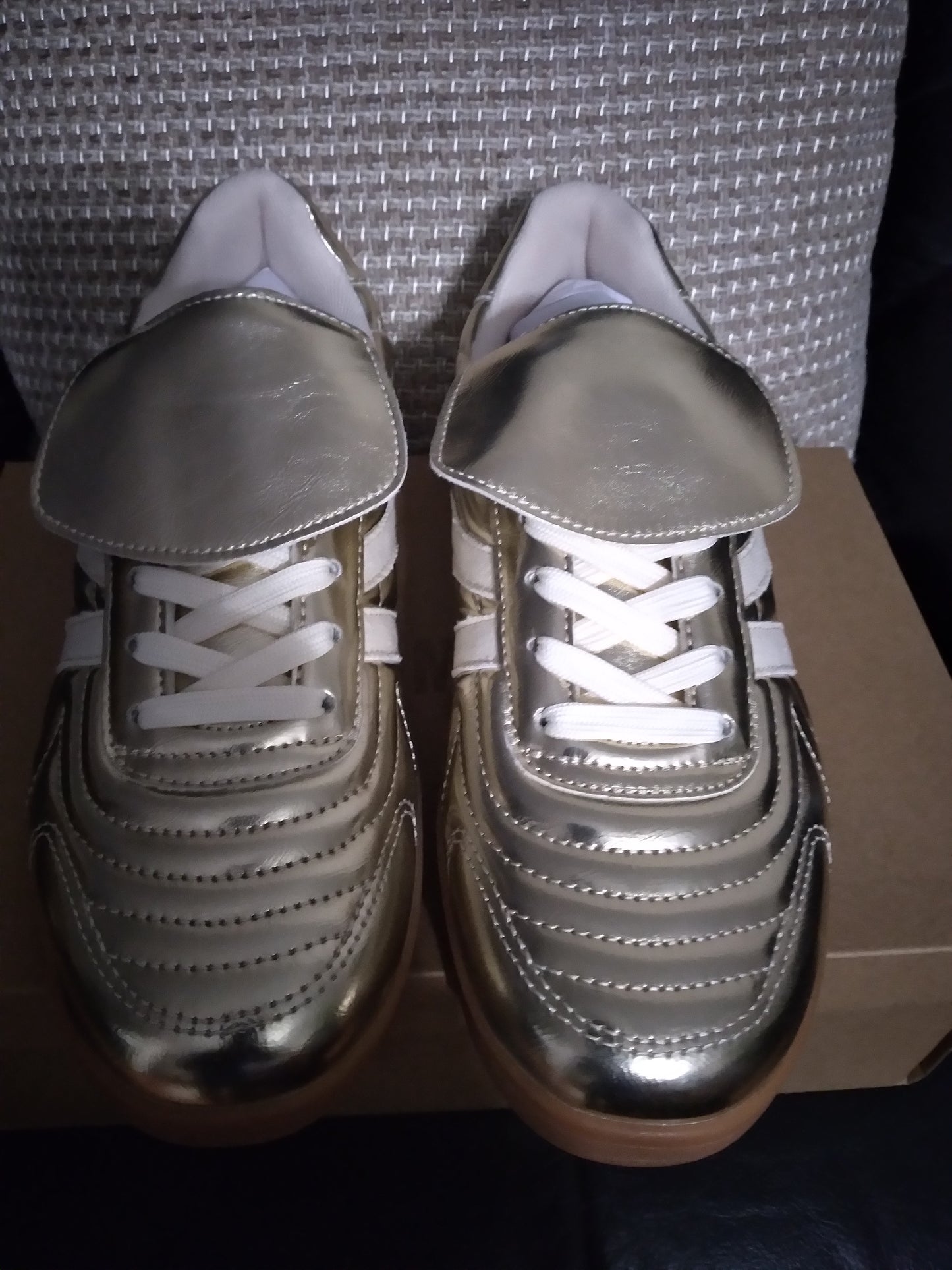 Steve Madden Gold Sneaker