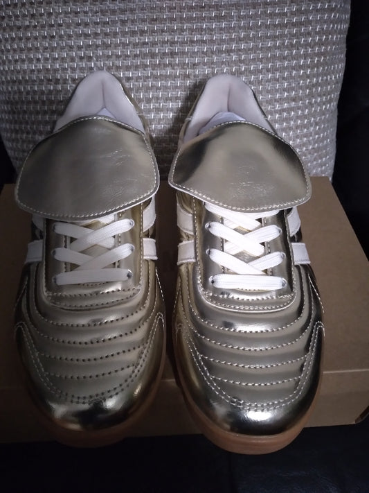 Steve Madden Gold Sneaker