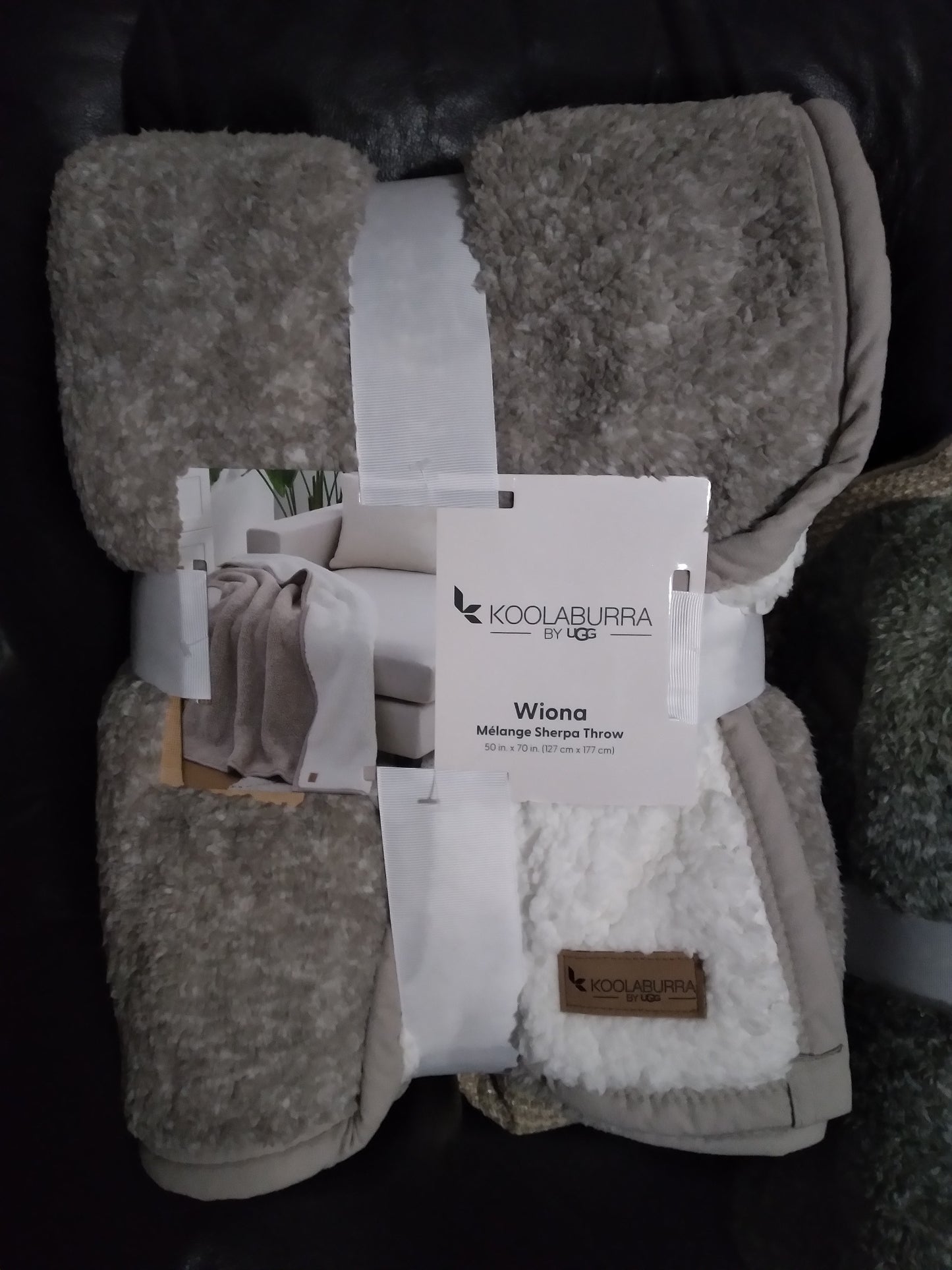 KOOLABURRA  BY UGGS Wiona Me`Lange Sherpa Throw