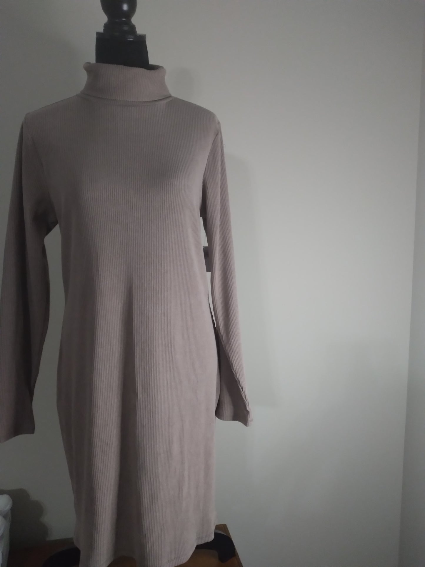 Ribbed fabric cloth dress